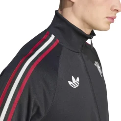 adidas Manchester United Originals Trainingspak Full-Zip Zwart Wit Rood
