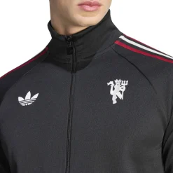 adidas Manchester United Originals Trainingspak Full-Zip Zwart Wit Rood