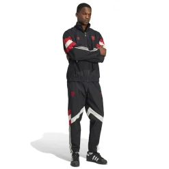adidas Manchester United Originals Track Trainingsbroek Zwart Wit Rood
