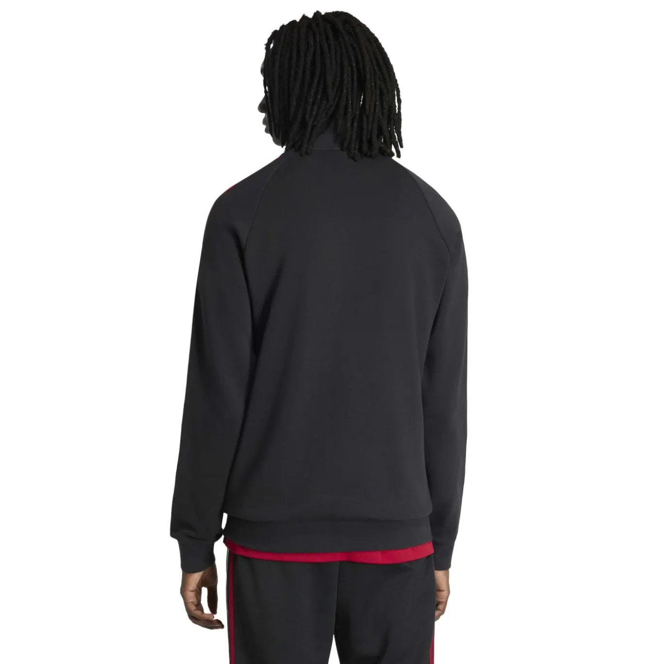 adidas Manchester United Originals Trainingspak 1/4-Zip Zwart Wit Rood