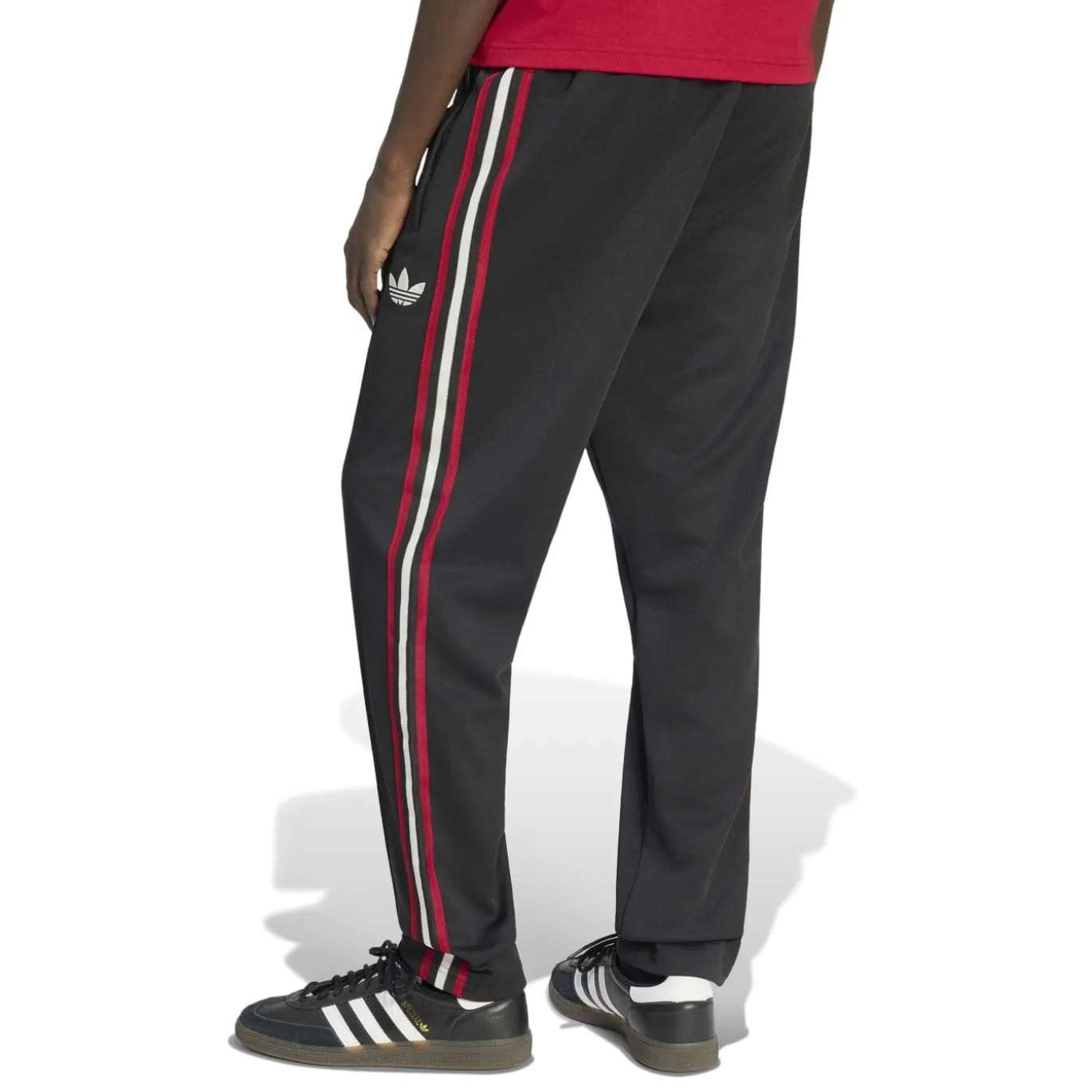 adidas Manchester United Originals Trainingspak 1/4-Zip Zwart Wit Rood