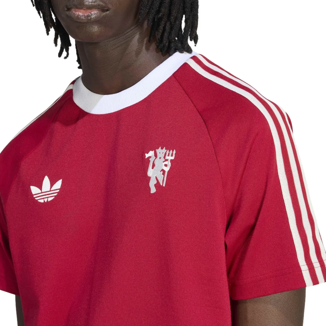 adidas Manchester United Originals T-Shirt Rood Wit