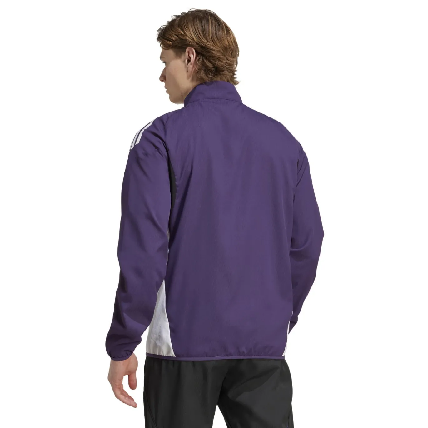 adidas Manchester United Presentatie Trainingspak Full-Zip 2025-2026 Paars Zwart Wit