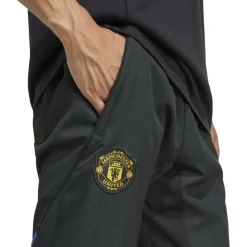 adidas Manchester United Presentatie Trainingspak Full-Zip 2025-2026 Zwart Blauw Geel