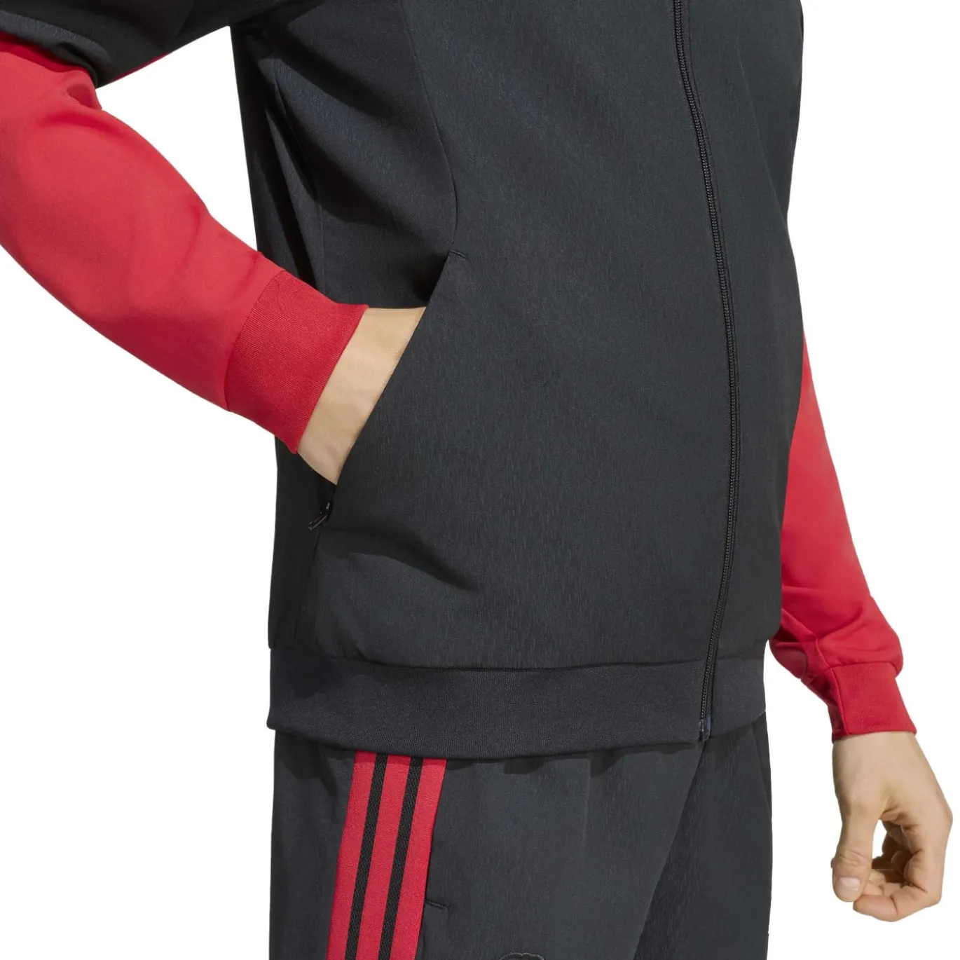 adidas Manchester United Presentatie Trainingspak 2026-2027 Zwart Rood Wit