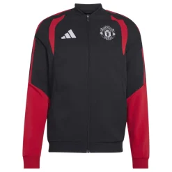 adidas Manchester United Presentatie Trainingsjack 2026-2027 Zwart Rood Wit