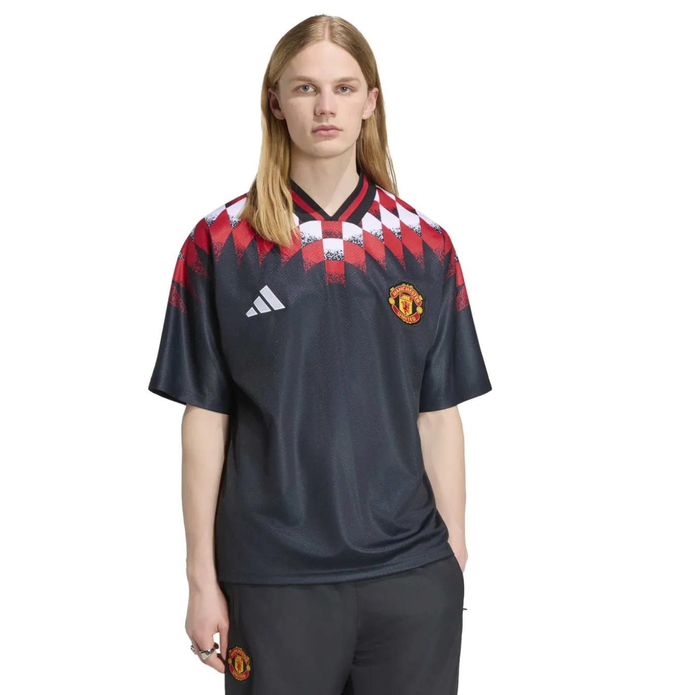 adidas Manchester United Stadium Full Set 2026-2027 Rood Zwart Wit