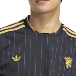 adidas Manchester United Terrace Icons T-Shirt Zwart Goud