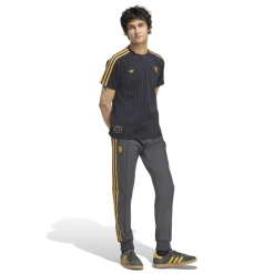 adidas Manchester United Terrace Icons Trainingsbroek Donkergrijs Goud