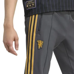 adidas Manchester United Terrace Icons Crew Trainingspak Donkergrijs Goud