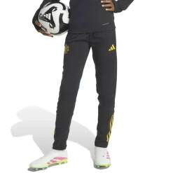 adidas Manchester United Trainingsbroek 2025-2026 Kids Zwart Blauw Geel