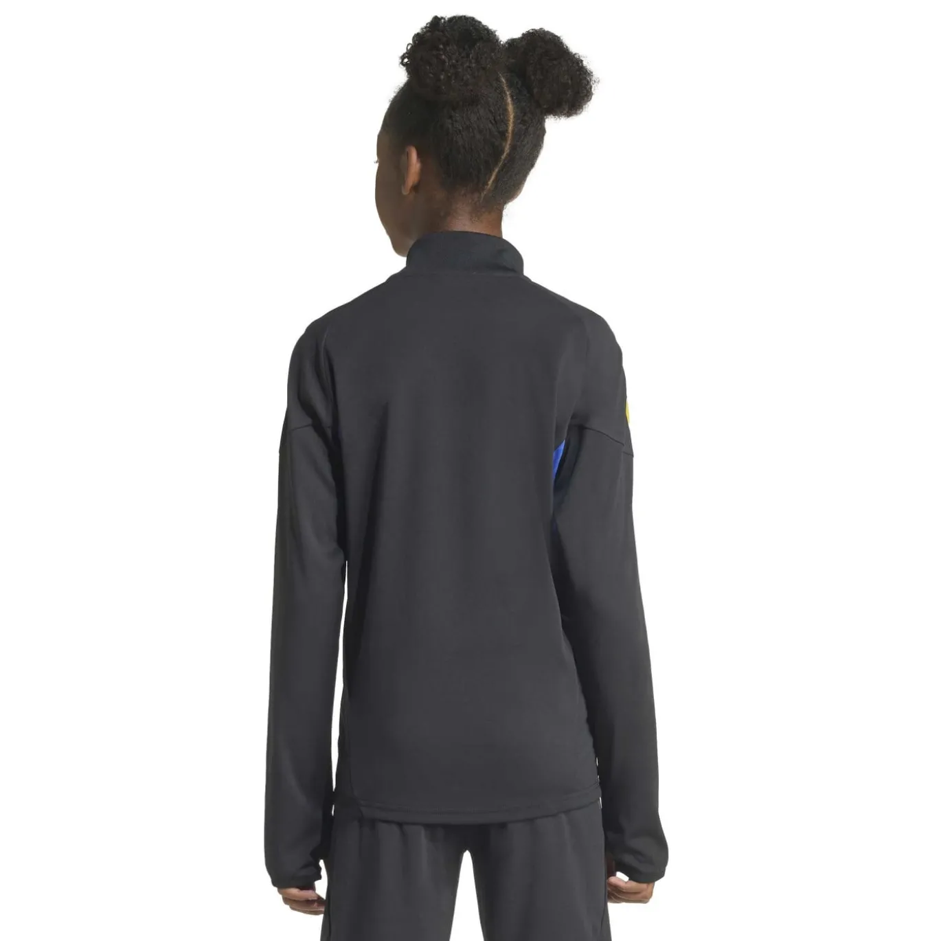 adidas Manchester United Trainingspak 1/4-Zip 2025-2026 Kids Zwart Blauw Geel