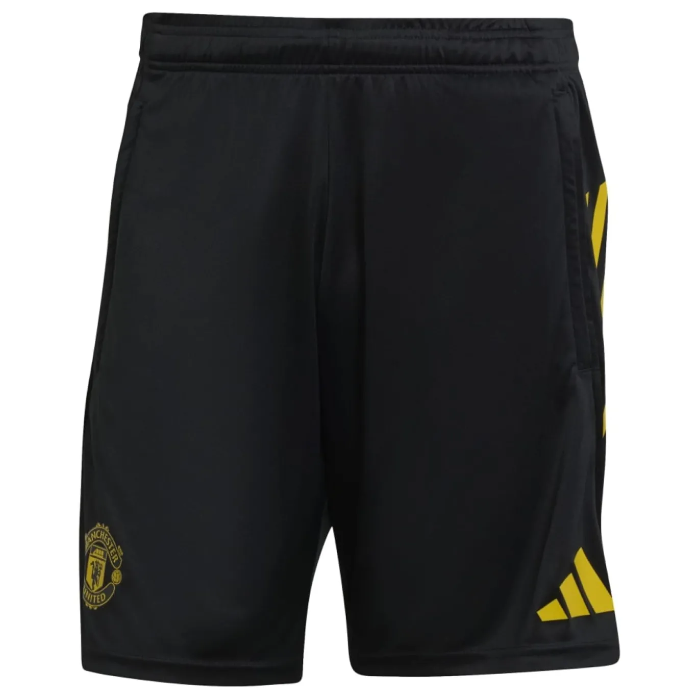 adidas Manchester United Trainingsbroekje 2025-2026 Zwart Blauw Geel