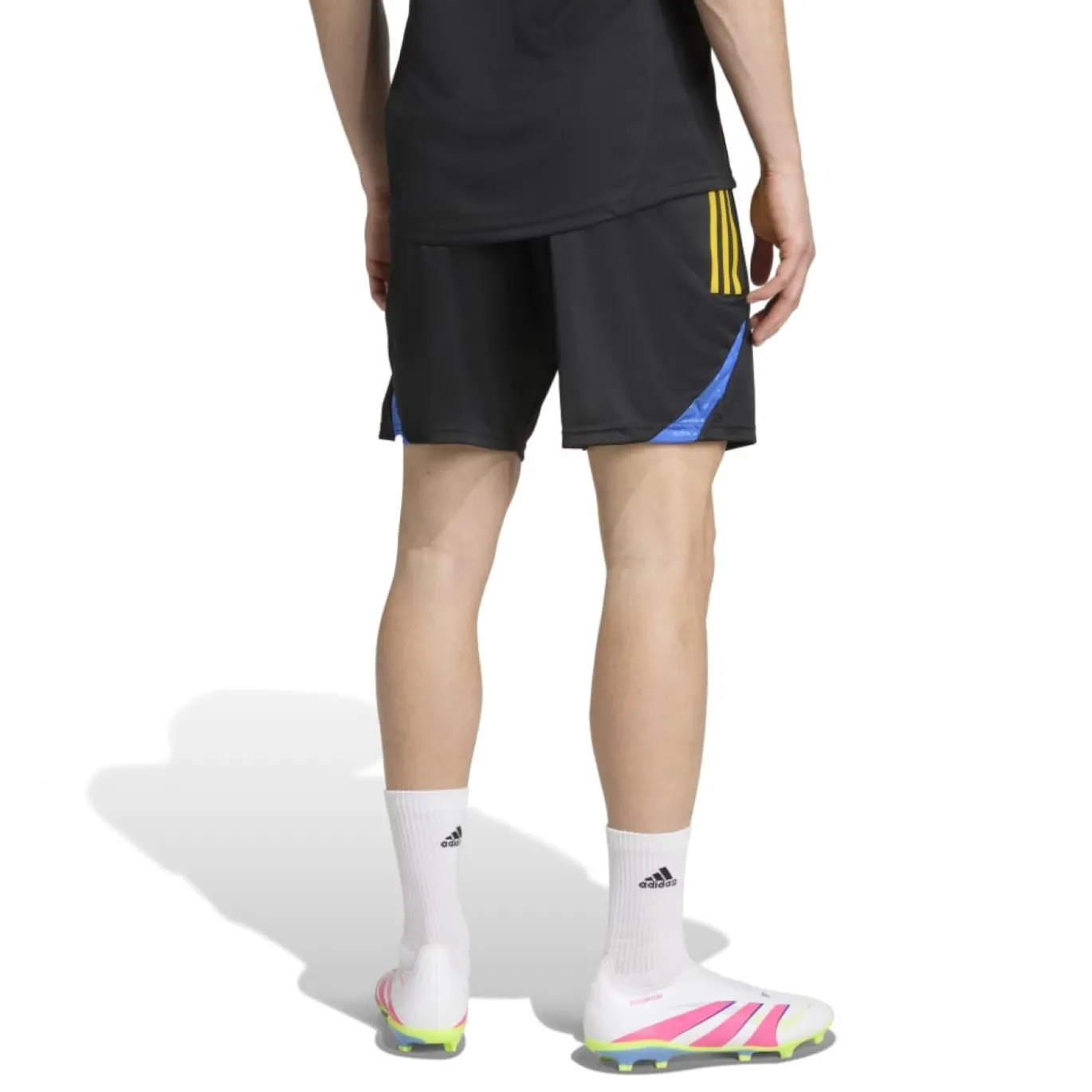adidas Manchester United Trainingsbroekje 2025-2026 Zwart Blauw Geel