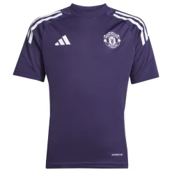 adidas Manchester United Trainingsshirt 2025-2026 Kids Paars Wit Zwart