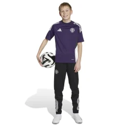 adidas Manchester United Trainingsshirt 2025-2026 Kids Paars Wit Zwart