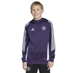 adidas Manchester United Track Hoodie 2025-2025 Kids Paars Wit