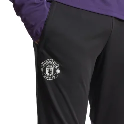 adidas Manchester United Trainingsbroek 2025-2026 Zwart Wit Paars