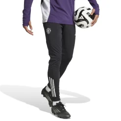 adidas Manchester United Trainingsbroek 2025-2026 Zwart Wit Paars