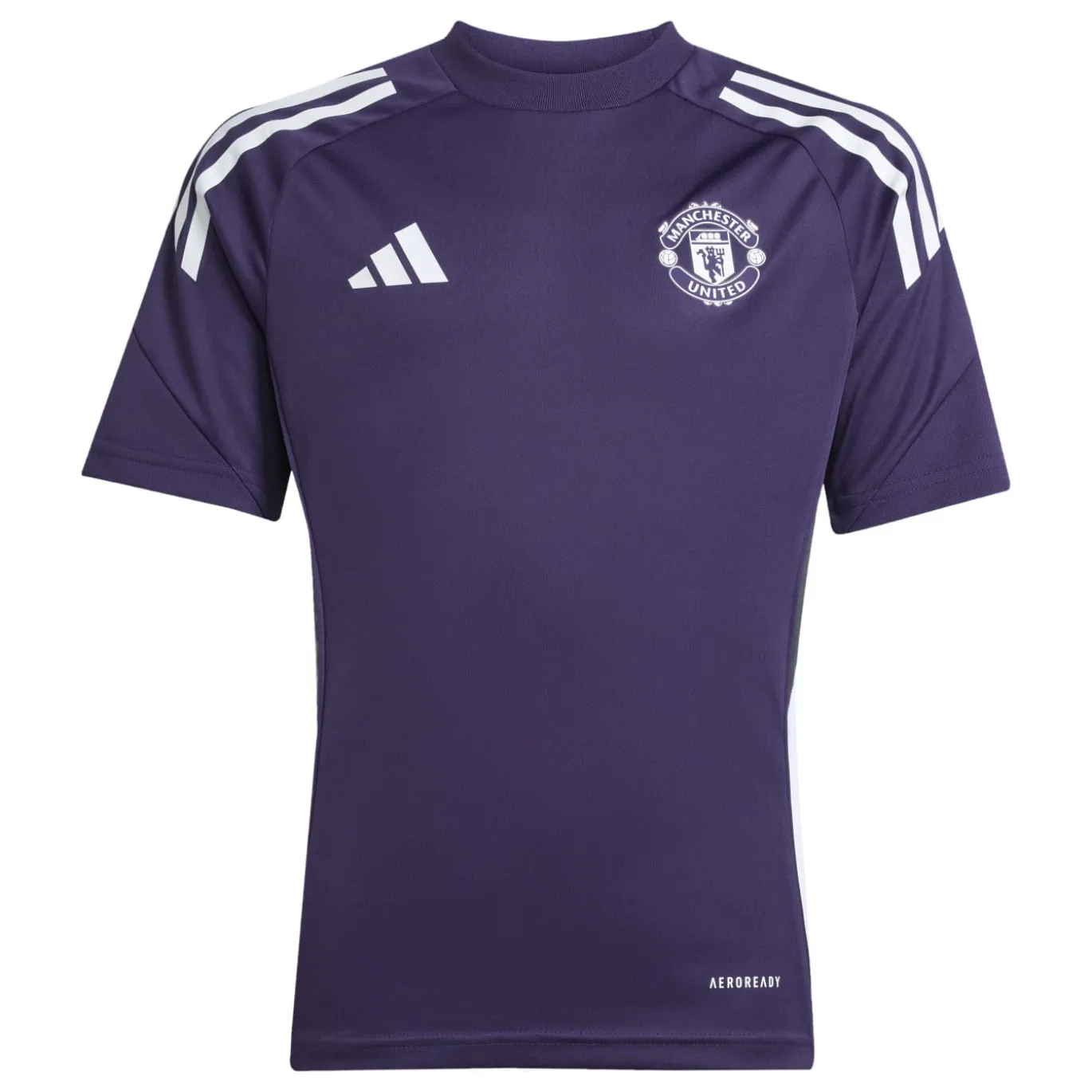 adidas Manchester United Trainingsset 2025-2026 Kids Paars Zwart Wit