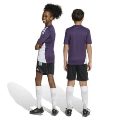 adidas Manchester United Trainingsbroekje 2025-2026 Kids Zwart Wit Paars