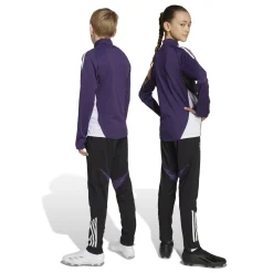 adidas Manchester United Trainingsbroek 2025-2026 Kids Zwart Wit Paars
