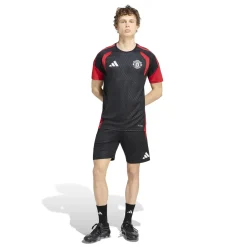 adidas Manchester United Trainingsshirt 2026-2027 Zwart Rood Wit