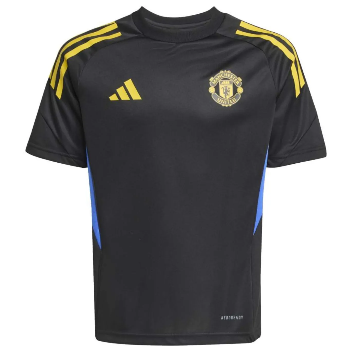 adidas Manchester United Trainingsset 2025-2026 Kids Zwart Blauw Geel