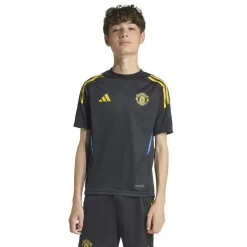 adidas Manchester United Trainingsset 2025-2026 Kids Zwart Blauw Geel