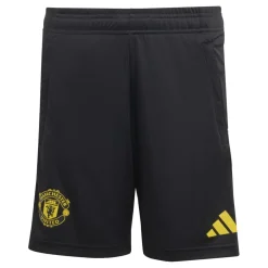 adidas Manchester United Trainingsbroekje 2025-2026 Kids Zwart Blauw Geel