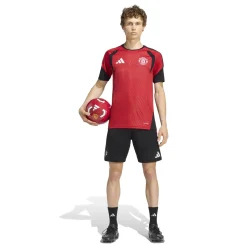 adidas Manchester United Trainingsbroekje 2026-2027 Zwart Rood Wit