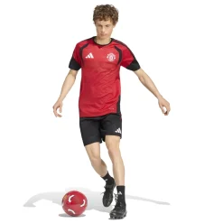 adidas Manchester United Trainingsbroekje 2026-2027 Zwart Rood Wit