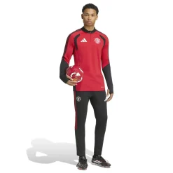 adidas Manchester United Trainingspak 1/4-Zip 2026-2027 Rood Zwart Wit
