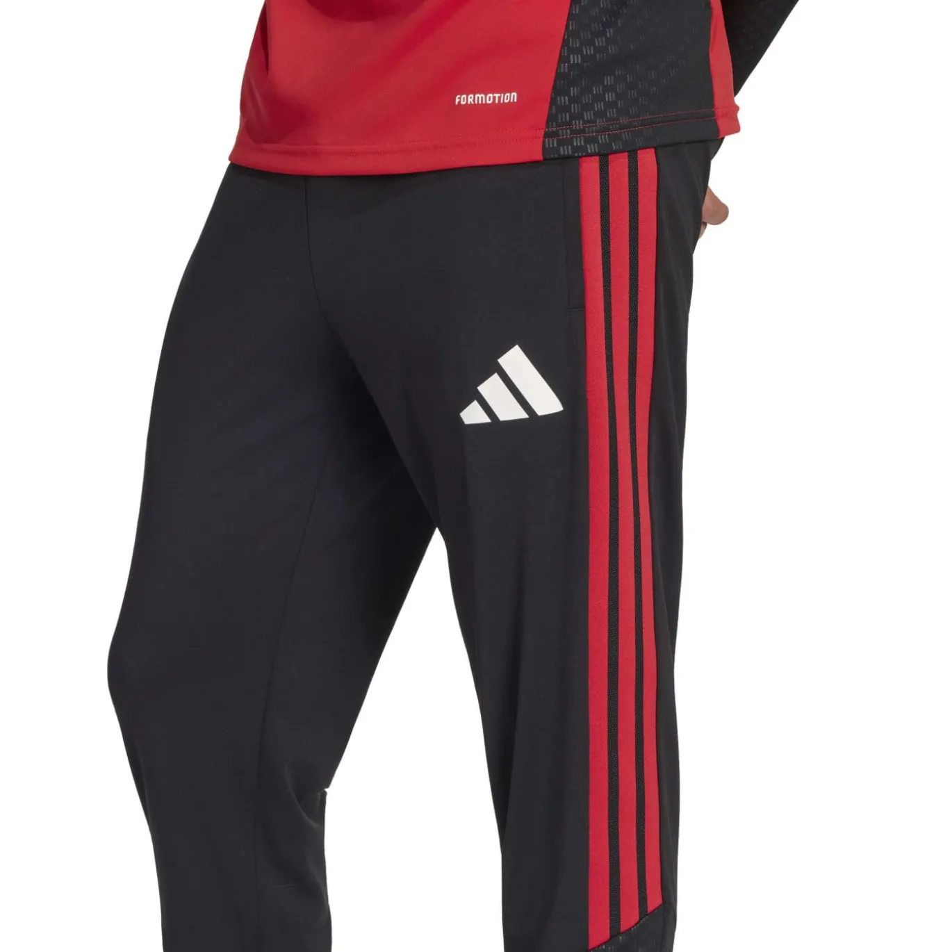 adidas Manchester United Trainingspak 1/4-Zip 2026-2027 Rood Zwart Wit