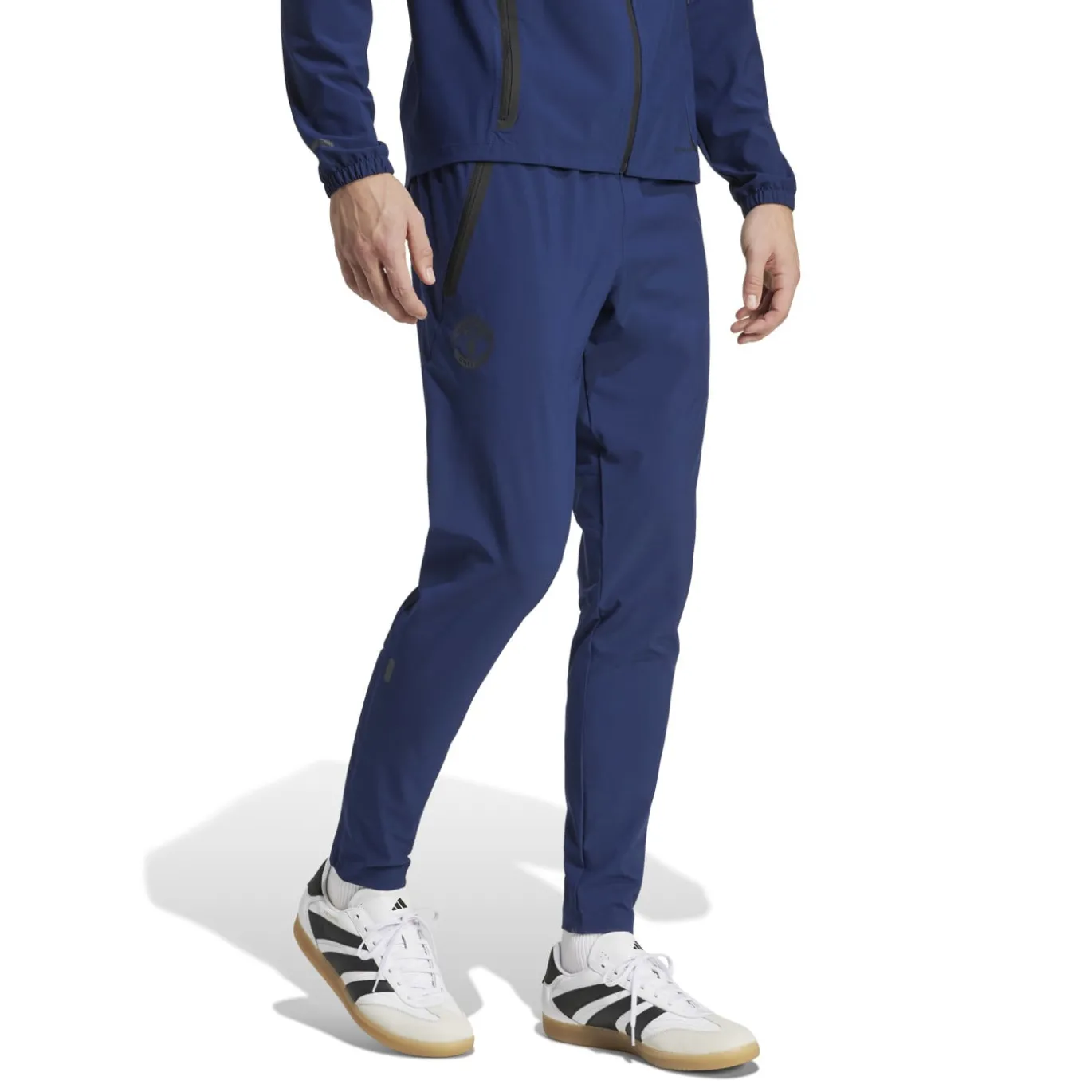 adidas Manchester United Vis Tech Trainingsbroek 2024-2025 Blauw