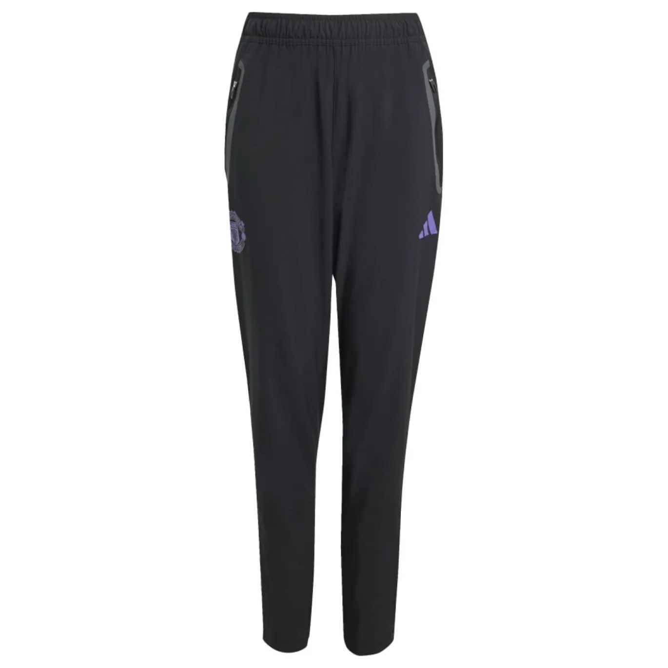 adidas Manchester United Vis Tech Trainingsbroek Kids Zwart Paars