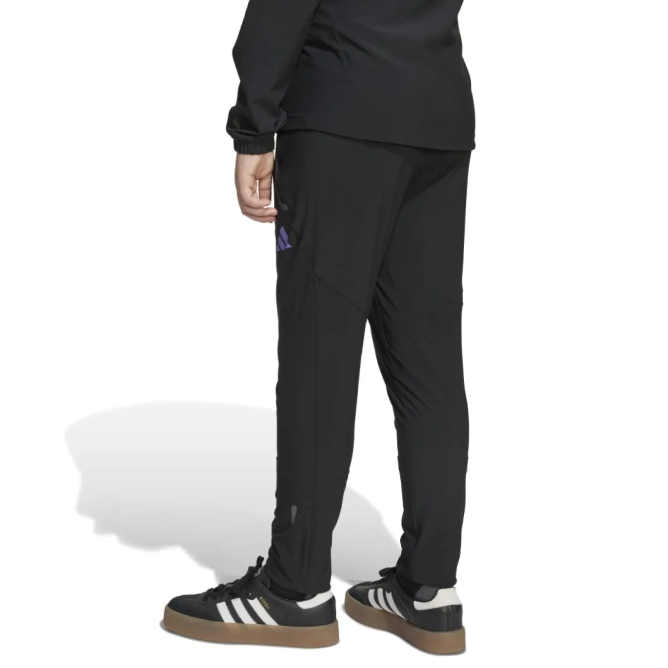 adidas Manchester United Vis Tech Trainingspak Full-Zip Kids Zwart Paars