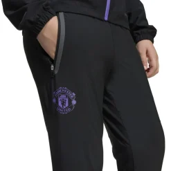 adidas Manchester United Vis Tech Trainingspak Full-Zip Kids Zwart Paars