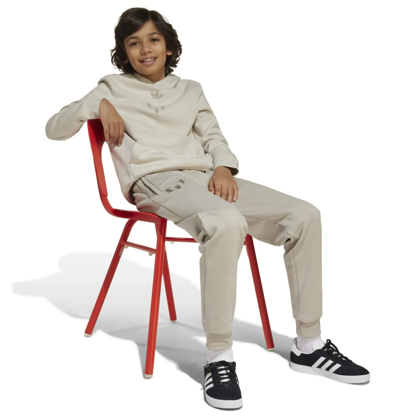 adidas Messi Joggingbroek Kids Beige