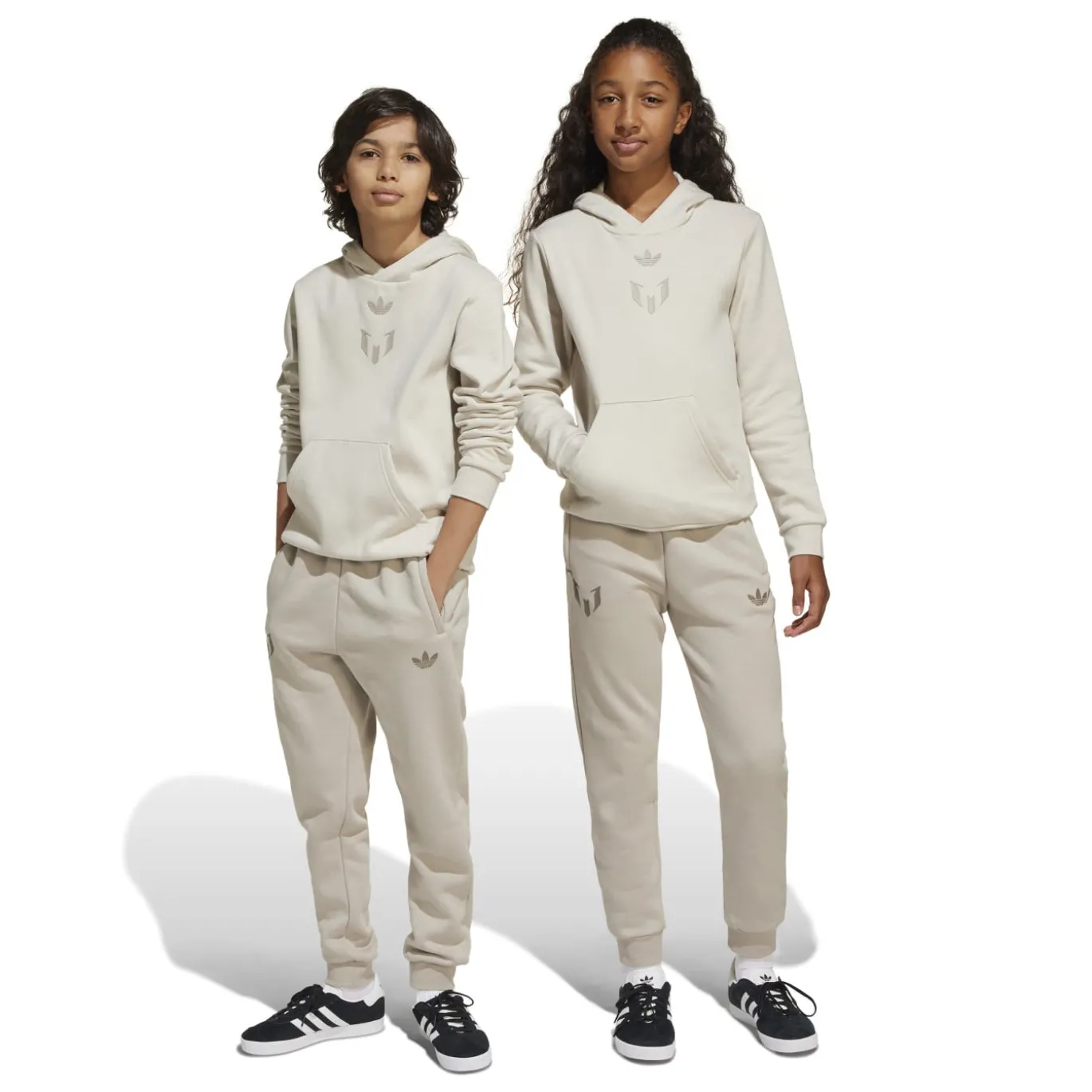 adidas Messi Joggingbroek Kids Beige