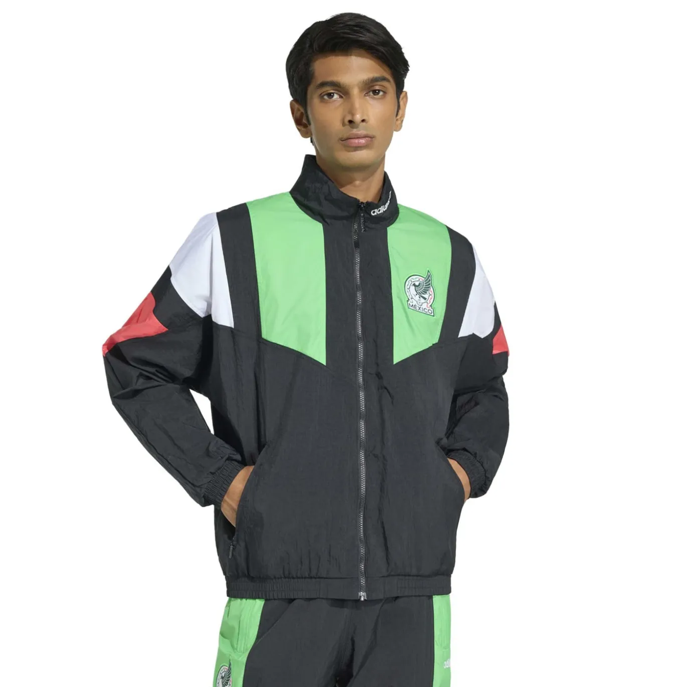 adidas Mexico EQT Trainingsjack Zwart Groen Wit Rood