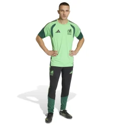 adidas Mexico Trainingsbroek 2026-2028 Zwart Lichtgroen Groen