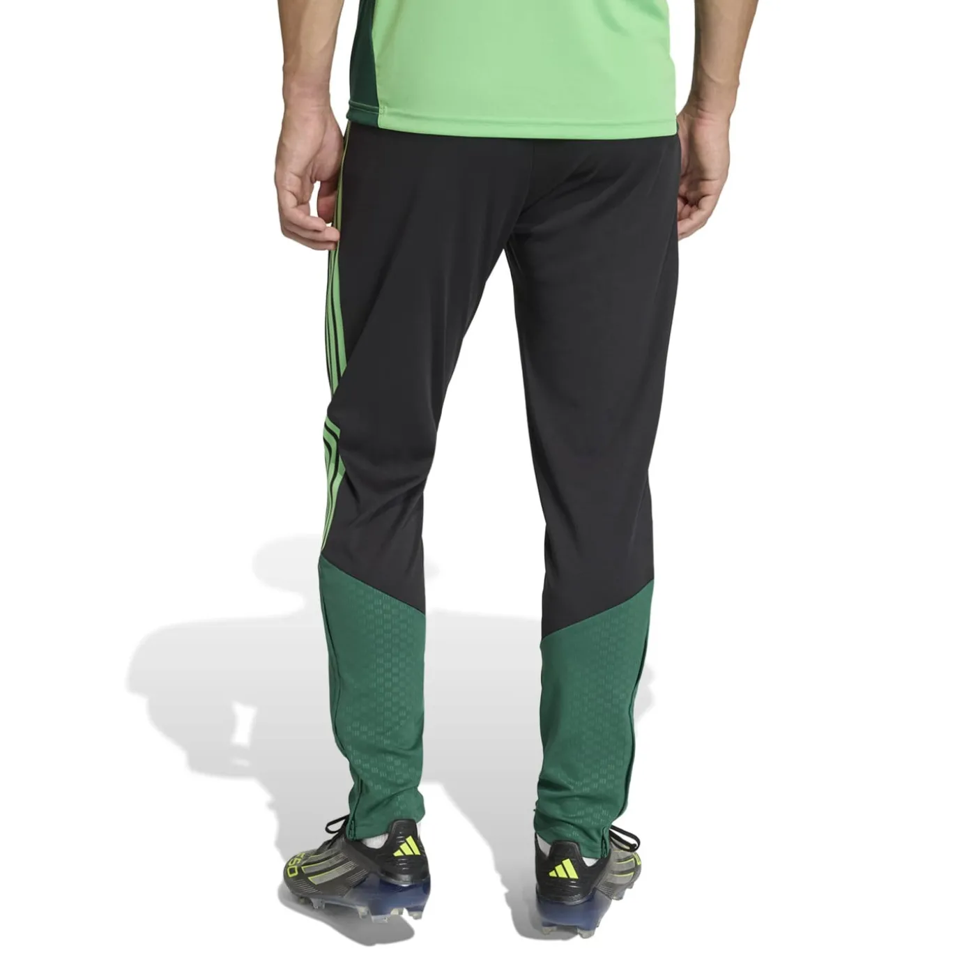 adidas Mexico Trainingsbroek 2026-2028 Zwart Lichtgroen Groen