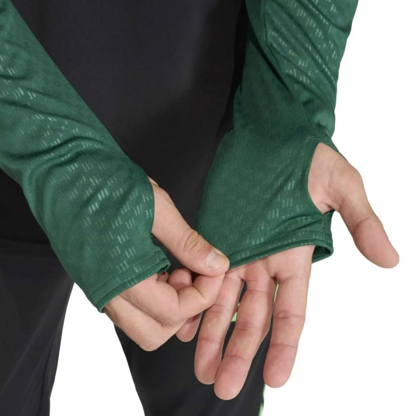 adidas Mexico Trainingspak 1/4-Zip 2026-2028 Zwart Lichtgroen Groen