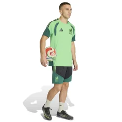 adidas Mexico Trainingsshirt 2026-2028 Lichtgroen Zwart Groen