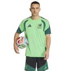 adidas Mexico Trainingsshirt 2026-2028 Lichtgroen Zwart Groen