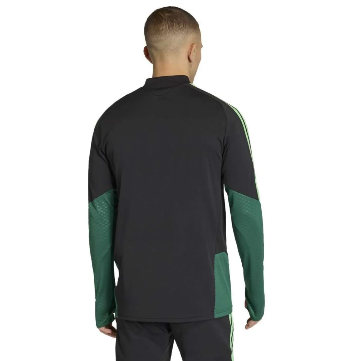 adidas Mexico Trainingstrui 1/4-Zip 2026-2028 Zwart Lichtgroen Groen