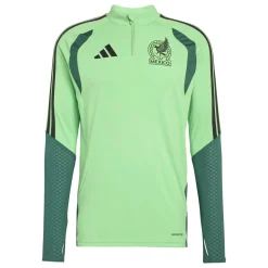adidas Mexico Trainingstrui 1/4-Zip 2026-2028 Lichtgroen Groen Zwart