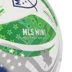 adidas MLS Mini Voetbal Maat 1 Wit Groen Blauw