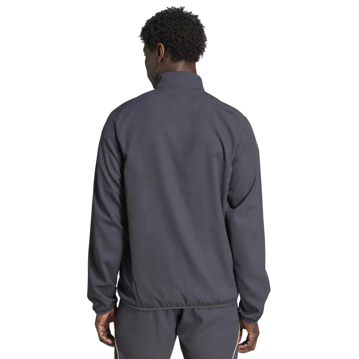 adidas Olympique Lyon Presentatie Trainingspak Full-Zip 2025-2026 Donkergrijs Goud Rood Blauw